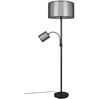 Trio Stehleuchte Burton, (DH 45x174 cm - Schwarz weiß