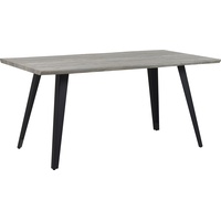Beliani Esstisch Grau 160 x 90 cm