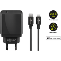 Goobay Lightning / USB-CTM PD-Ladeset 20W (58401)