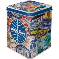 Nostalgic-Art Retro Teedose, 100 g, Pan Am – Travel