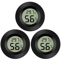 Thlevel Digital Hygrometer Thermometer Mini Temperatur Luftfeuchtigkeitsmesser für Innenraum