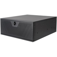 Silverstone RM44, Rackmount Storage, schwarz, 4HE, ATX (SST-RM44)