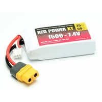 Red Power Modellbau-Akkupack (LiPo) 7.4 V 1500 mAh Softcase