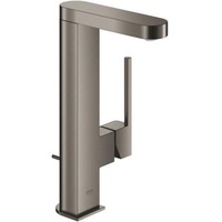 Grohe Plus Einhand-Waschtischbatterie L-Size, mit Zugstangen-Ablaufgarnitur - hard graphite