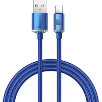 Baseus Crystal Shine cable USB to USB-C 5A100W1.2m (blue)