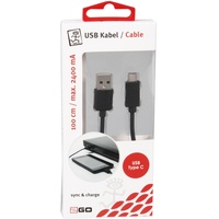 2Go USB Lade/Datenkabel USB auf USB-C 3.1 1 Meter