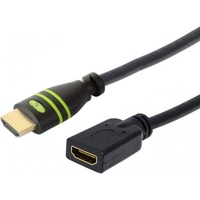 TECHLY HDMI-Kabel 1 m HDMI Typ A (Standard) Schwarz