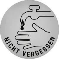 Wagner-sicherheit Piktogramm Hände waschen nicht vergessen Ø 50 mm