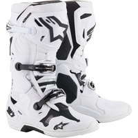 Alpinestars Tech 10 Stiefel - Schwarz/Weiß / 11 US