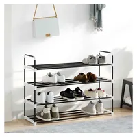 VidaXL Schuhregal 89 x 74 x 29 cm schwarz