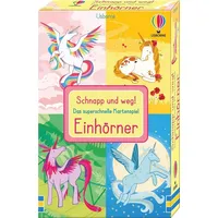 Usborne Publishing Schnapp und weg! Das superschnelle Kartenspiel: Einhörner