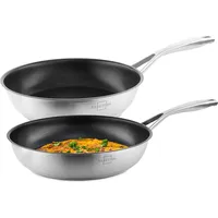 SILBERTHAL Bratpfannen-Set 2-tlg. 24 cm + 28 cm