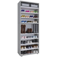 VCM Schuhregal Lona XXL ca.70x183x37cm Grau