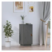 VidaXL Sideboard Grau 34x40x75 cm Massivholz Kiefer