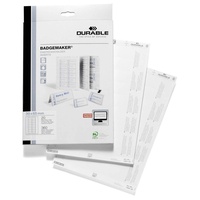 Durable Einsteckschilder für Namensschilder Badgemaker 6,5 x 3,0 cm,