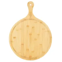 Cozze Pizzaschneidebrett mit Griff Ø 35 cm schwarz