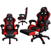 Dunmoon Gaming-Stühle - schwarz und rot MALATEC