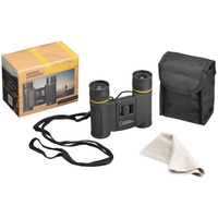 Bresser National Geographic 8x21 Taschenfernglas mit Tasche, Trageriemen, Reinigungstuch,