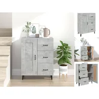 VidaXL Sideboard Betongrau 69,5x34x90 cm Holzwerkstoff