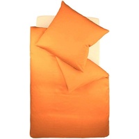 FLEURESSE Bettwäsche Colours, 100% Baumwolle, 3 teilig, Uni-Mako-Satin, superweich,