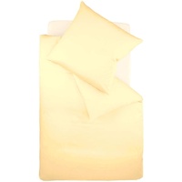 FLEURESSE Bettwäsche Colours, 100% Baumwolle, 2 teilig, Uni-Mako-Satin, superweich,