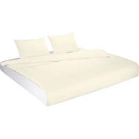FLEURESSE Bettwäsche Colours, 100% Baumwolle, 3 teilig, Uni-Mako-Satin, superweich,