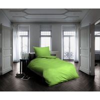 FLEURESSE Bettwäsche Colours, 100% Baumwolle, 3 teilig, Uni-Mako-Satin, superweich,