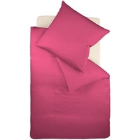 FLEURESSE Bettwäsche Colours, 100% Baumwolle, 3 teilig, Uni-Mako-Satin, superweich,