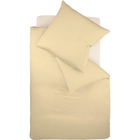FLEURESSE Bettwäsche Colours, 100% Baumwolle, 2 teilig, Uni-Mako-Satin, superweich,