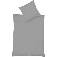 FLEURESSE Bettwäsche Colours, 100% Baumwolle, 2 teilig, Uni-Mako-Satin, superweich,