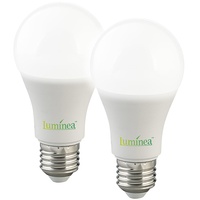 Luminea 2er-Set LED-Lampen mit Radar-Sensor, E27, 12 Watt, 1.150
