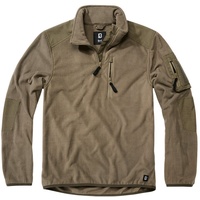 Brandit Textil Brandit Troyer Ripstop Fleece Mit Halbem Reißverschluss