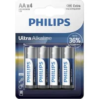 Philips Ultra LR6 Mignon (AA)-Batterie Alkali-Mangan 1.5 V 4