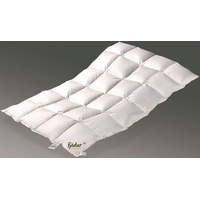 Fjödur Daunenbettdecke FJÖDUR "Fabiennes Royal", weiß, B:135cm L:200cm, Bezug: