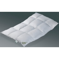 Fjödur Daunenbettdecke FJÖDUR "Fabiennes Royal", weiß, B:155cm L:220cm, Bezug: