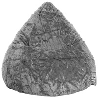 Sitting Point BeanBag Fluffy 70 x 110 cm mittelgrau