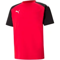 Puma Teampacer Jersey T-Shirt, Red Black White, M