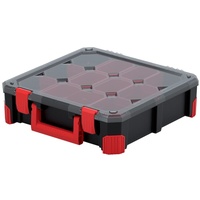 Kistenberg Sortimentskasten Kleinteilebox Kiste mit Boxen und Trennwänden Titan