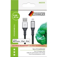 Schwaiger Type A - Lightning Sync und Ladekakabel unzerstörbar