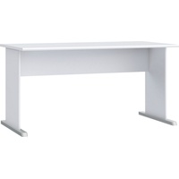 Forte Schreibtisch »Tempra«, Breite 144 cm weiß,