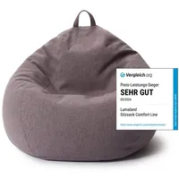 Lumaland Sitzsack Comfort Dunkelgrau