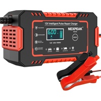 NEXPEAK 6A Autobatterie Ladegerät, 12V Smart vollautomatische KFZ Batterieladegerät