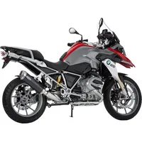 Shark exhaust DSX-5 Aluminium poliert/Endkappe Edelstahl schwarz matt beschichtet