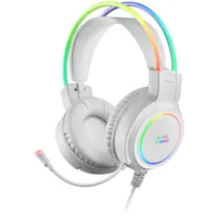 Mars Gaming MHRGBW, Chroma RGB Flow Kopfhörer, Professionelles Mikrofon,