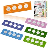 Bresser Junior 8859460 - Mikroskop-Starter-Set, 24 Dauerpräparate auf 6