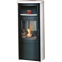 Hark Echtfeuer-Dekokamin »Cenzo«, creme-weiß, inkl. Zierkies, beige