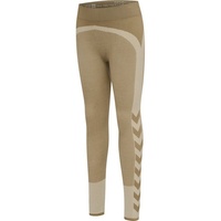 Hummel hmlSPIN Seamless Leggings Mädchen simply taupe 164/176