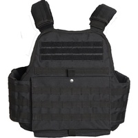 Mil-Tec Plate Carrier, Weste - Schwarz - Einheitsgröße