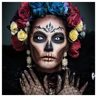 Aricona Kontaktlinsen Farblinsen - weiße Jahreslinsen - deckende Halloween