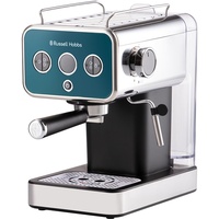 Russell Hobbs Espressomaschine [Siebträgermaschine] Distinction Edelstahl Ocean Blue (15